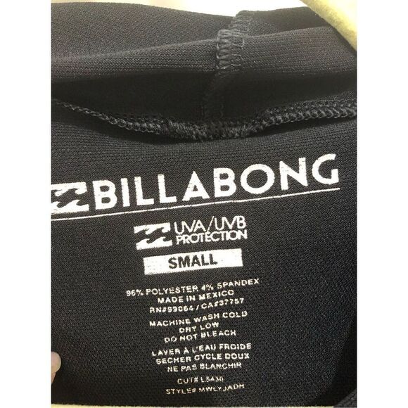 Billabong Small (S) Hoodie Quick Dry Black - Picture 4 of 4